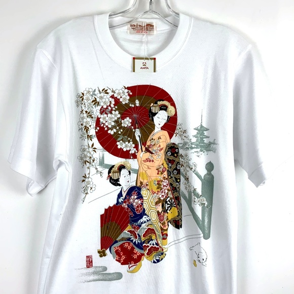 Amita Tops - New Geisha T-Shirt Japan Sz M-L